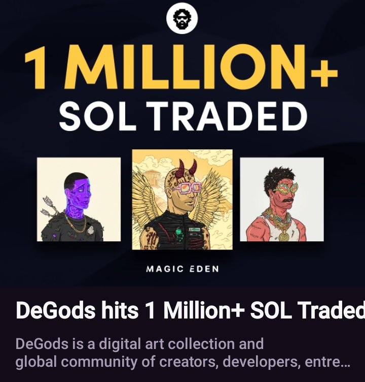 lollowelt's tweet photo. That's friggin' SOMETHING🤠
Also 588 Sol FP
Just so u know
@DeGodsNFT https://t.co/D0GgHzpVcU