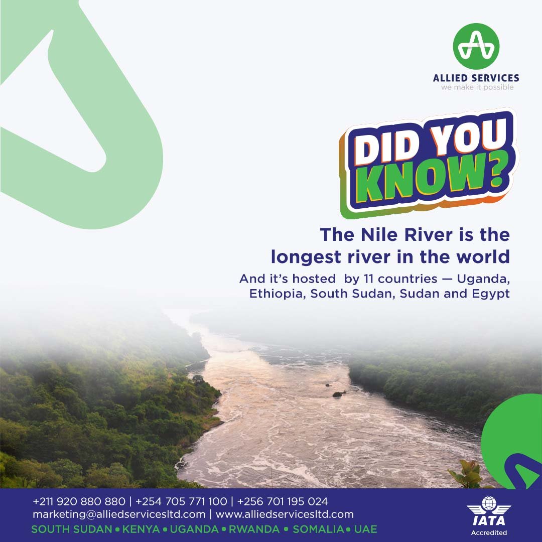 Allied_EAfrica's tweet photo. Did you know?
We do river transport on a barge from Juba to YIDA, BOR, GANYIEL, MALAKAL e.t.c.
Visit our website https://t.co/nDZFqCWk44 to get your free quote today.
#AlliedServices #WeMakeItPossible #MarineFreight https://t.co/GgoXFGfUFT