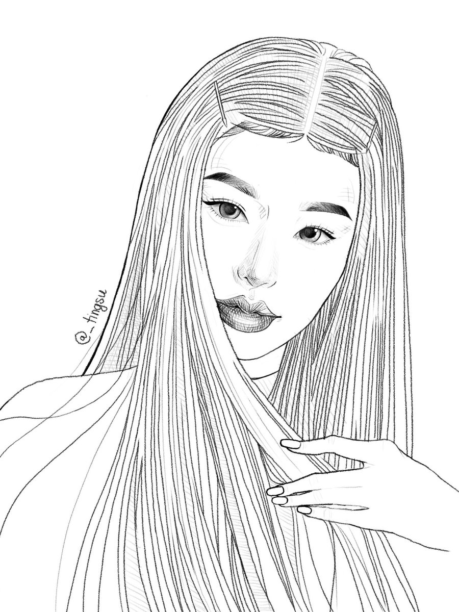 _tingsu's tweet photo. You-ooh and I-I, it’s more than like 
🥺🫶💖

—
#wonyoung #kpopfanart #kpop #fanart #digitalart #lineart https://t.co/fghxqMWWTw