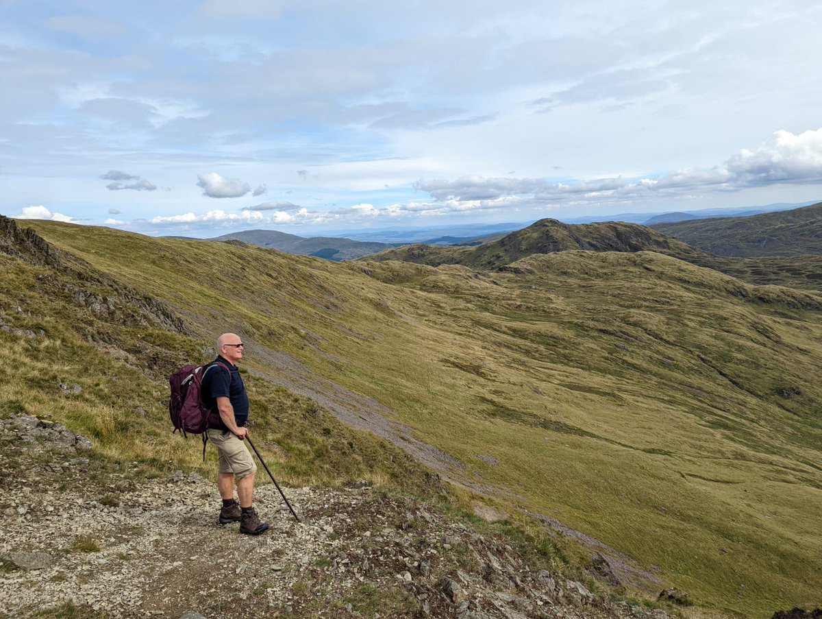 Sunday stroll with Norman exploring Minnigaff hills: breathtaking views Ailsa Craig,Arran,Kintyre,Mull o Galloway,Isle o Man @VisitSWScotland @dgcouncil @awesomescot @KerryMonteith @Stephen67189575 @PaulineDrysdale @bendashper @DumfriesVisit @DGWGO @ScottishCEO @jmcgillivray38
