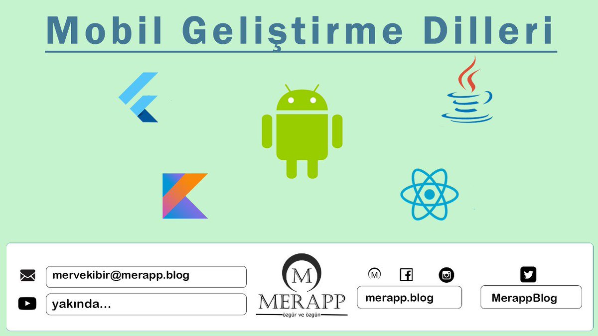MerappBlog's tweet image. Mobil uygulamalar için ortaya çıkan en iyi mobil uygulama geliştirme dilleri nelerdir?
Daha fazlası için...
merapp.blog/blog/mobil-gel…
#mobil #mobileprogramming #mobilprogramlama #android #androidstudio #ios #macos #softwaredeveloper #software #softwaredevelopment