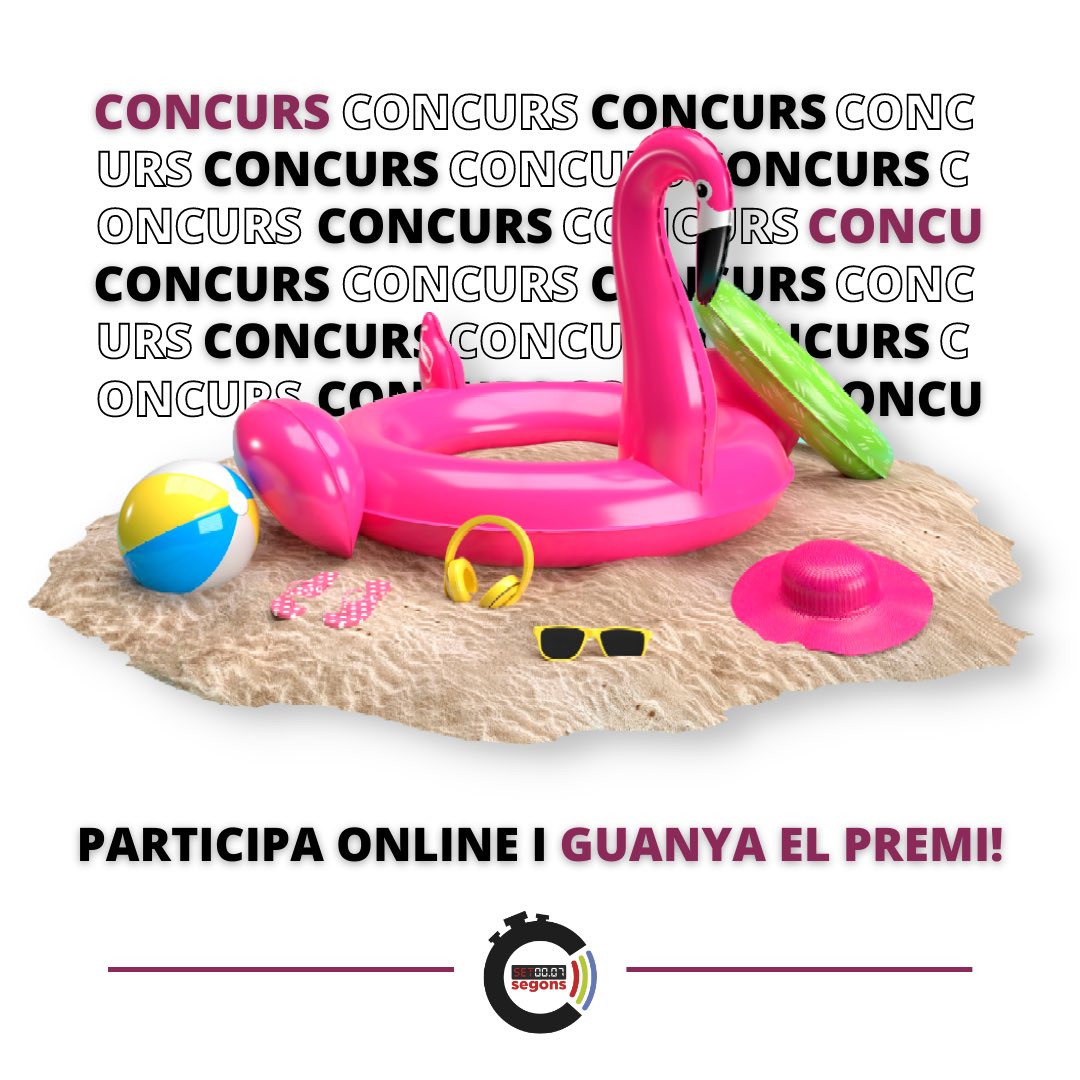 setsegons's tweet photo. 🚨 ATENCIÓ CONCURS 🚨

T'has quedat amb ganes de SET Segons? 😱

Respon correctament a les preguntes que es publicaran DES D’AVUI a les històries d’instagram. 📲

🛍 El premi? Un lot de productes locals dels col·laboradors del SET Segons! 😱

#setsegons #canalset #canalsetmola https://t.co/JUriUjwHgB