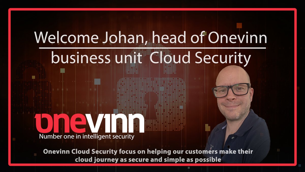 We are proud to announce our new colleague Johan Frisk, head of Cloud Security, who is joining the team Onevinn! Read the interview below.

blog.onevinn.com/welcome-johan-…

#weareonevinn #cybersecurity #onevinn