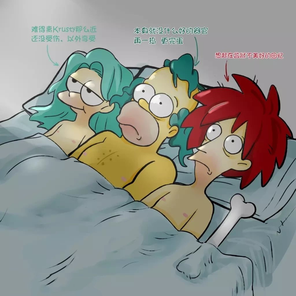 Wei_Smiler's tweet photo. #TheSimpsons #KrustyTheClown #SideshowBob #SideshowMel https://t.co/pZbYb3p2FQ