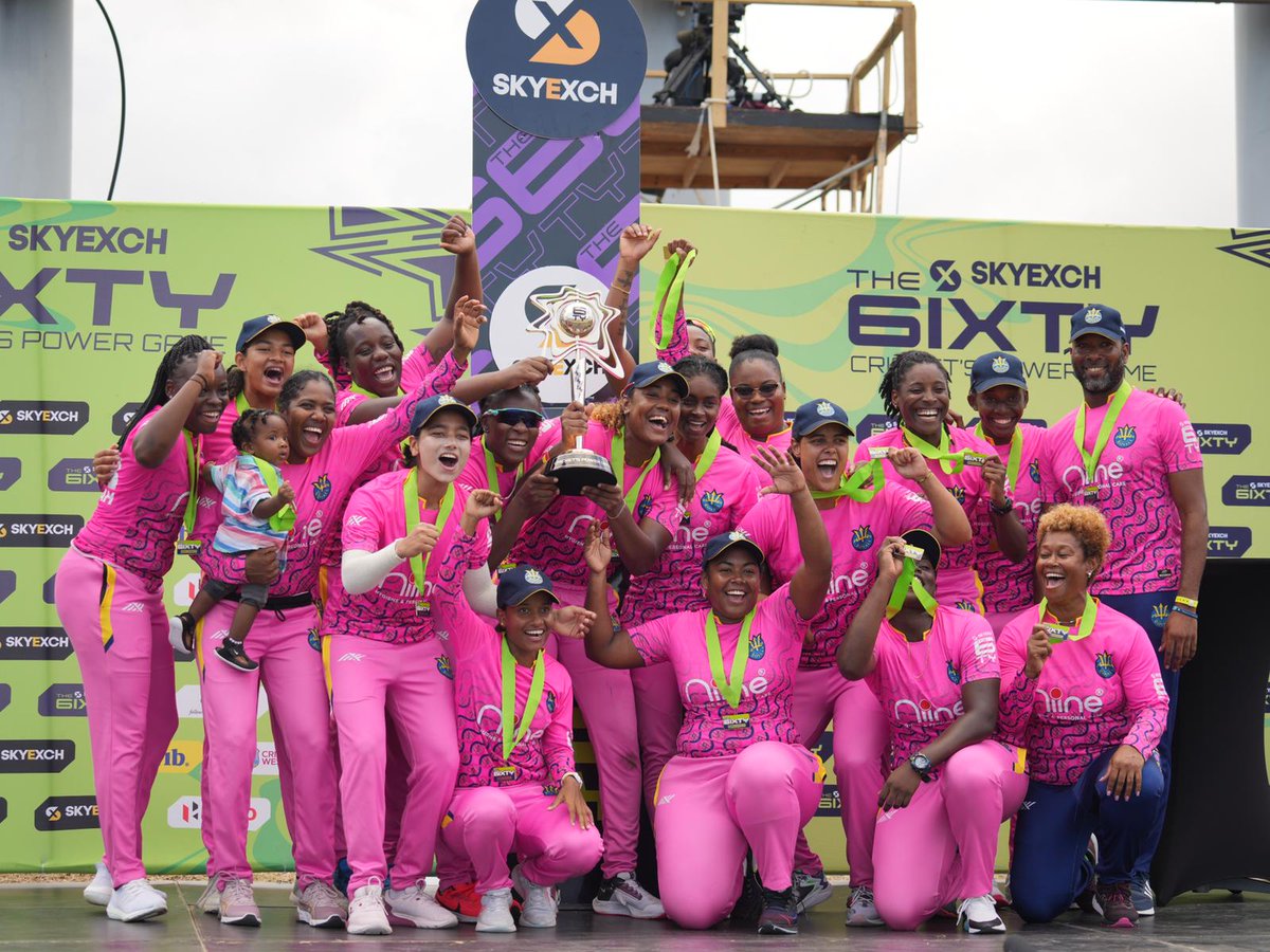 bftpreviews's tweet photo. Women In Pink Barbados Royals Led By Hayley Matthews Won The Inaugural #6ixty Championship.

If Not In #IPL2022 Here's A Title Win For The #RoyalsFamily In #6ixty https://t.co/bxE1N8ncdb