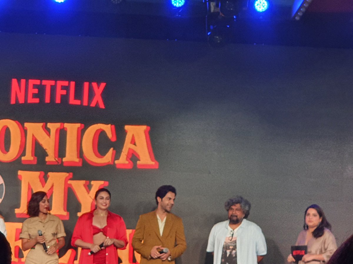 rameshlaus's tweet photo. Dir #VasanBala 's #MonicaMyDarling is the next movie presented..
@RajkummarRao @humasqureshi @radhika_apte
@NetflixIndia #FilmsDay https://t.co/Sg4WCLDdNR