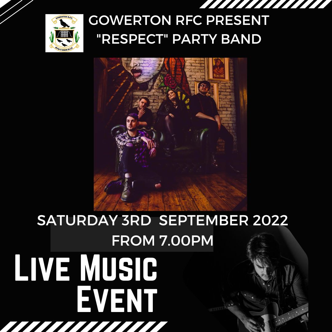 gowertonrfc's tweet photo. Gowerton RFC Live Music Event on Saturday 3rd September🎼🎤🎸please retweet @AllWalesSport @yrhendy2 https://t.co/rWMzj8Xwp8