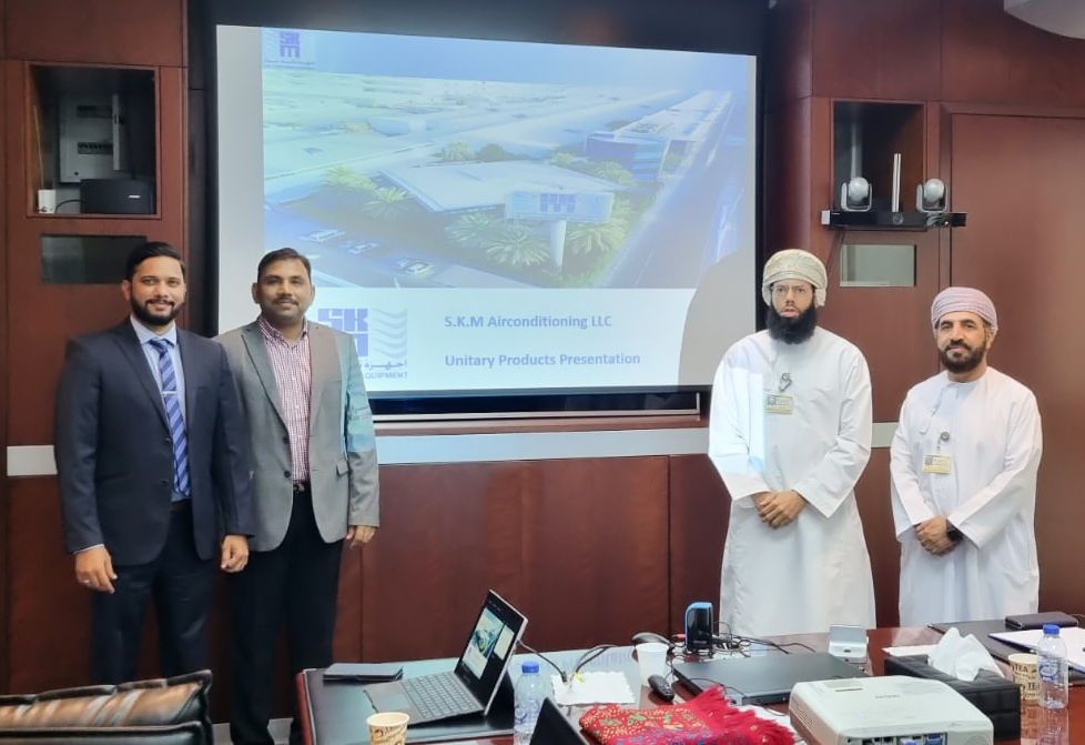 SKMAIRCON's tweet photo. #SKM is pleased to welcome guests from PDO Oman , at SKM Head office and factory in #Sharjah #UAE.

#HVAC #AC #acmanufacturer #acmanufacturing #hvaclife #hvacinstall #hvactech #airconditioning #hvacsupplies #middleeast #gulf  #investment #construction #industrial #commercial https://t.co/UBTmbxkk8q