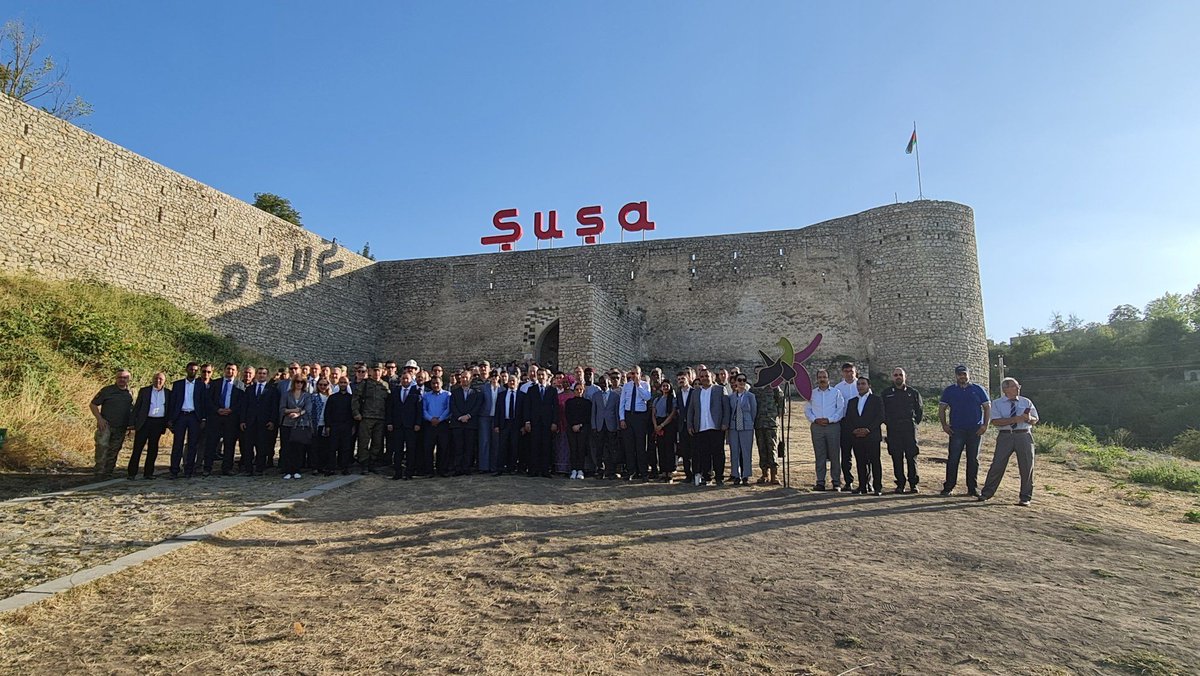 AusAmbTurkiye's tweet photo. Our Defence Attaché CAPT Ben Esler visited #Fuzuli and #Shusha on 26-27 August as part of a program organised by the Government and Embassy of #Azerbaijan. Thank you for your hospitality @R_Eynaddinoglu @AzerbaijanMFA https://t.co/wnuFWzqgmd
