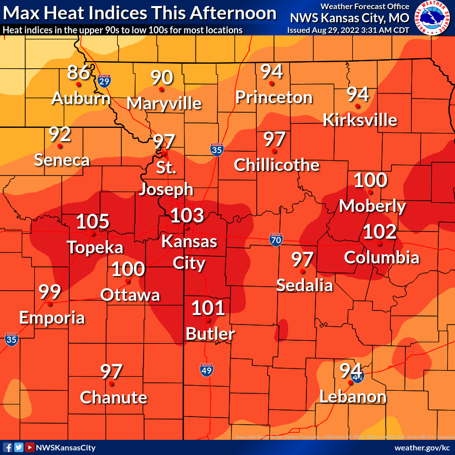 Today will be a reminder that summer is not yet over. Highs are expected to reach the low to mid 90s with heat index values in the upper 90s to even the low 100s this afternoon. The good news is that more seasonal temperatures are in store for the rest of the week.