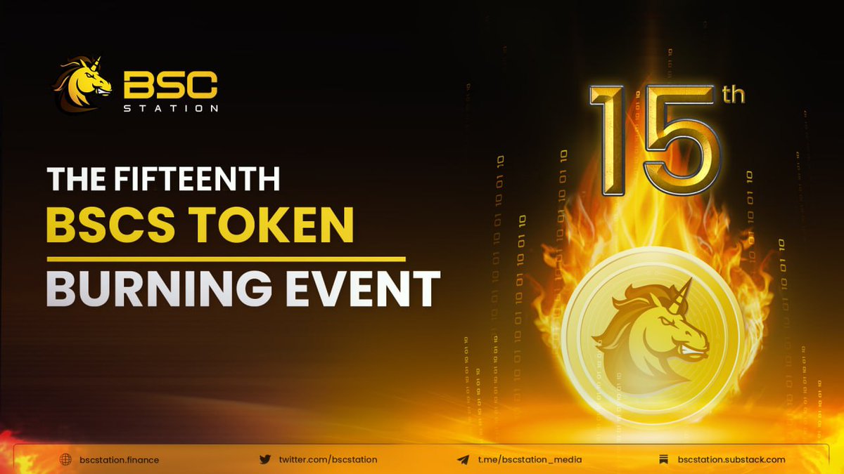 BSCS_Global's tweet photo. 🔥🔥🔥BSCStation has completed the 15th burning of 369,158 BSCS tokens. Now the total supply is: 400,389,683 BSCS. 

✅ Detailed transaction: https://t.co/X252H1jvYh

✅ BSCS were burned via smart contract: 0x0000000000000000000000000000000000000000

#BSCStation #BSCS https://t.co/wixJgF3Qxc