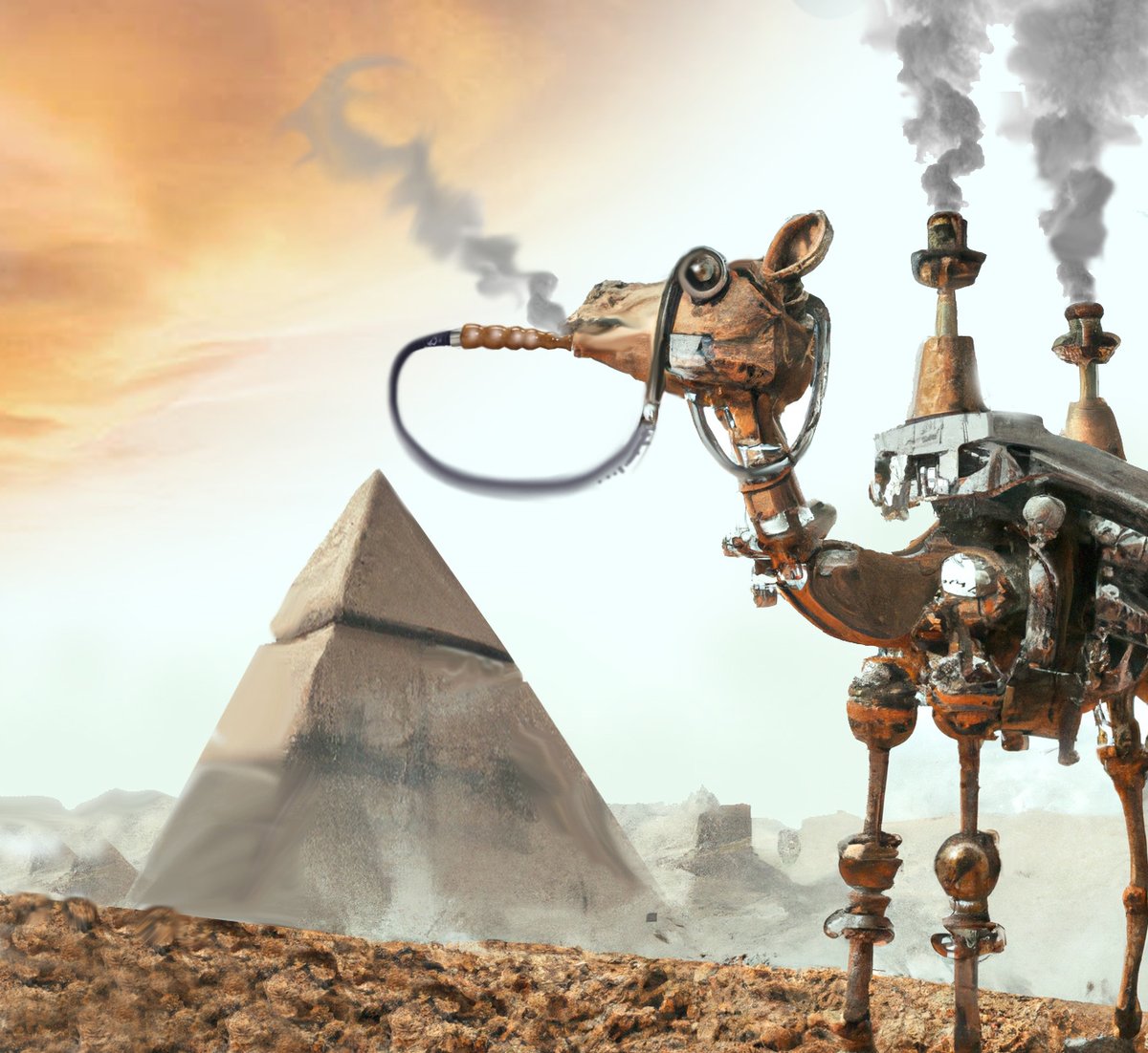 tamaverse's tweet photo. Steampunk Hookah Camel

Explore #tamaverse NFTs Collection here: https://t.co/Ci1aEIPtSV

#steampunk #hookah #camel #robot #egypt #pyramids #art #nft #nftart #enjoy #instaart #tamaverse https://t.co/7HaaxP40Uw