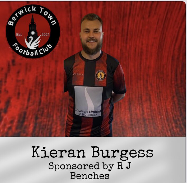 Welcome Back ……..

❤️ Kieran Burgess🖤 

Kieran made a number of appearances for us last season and will be a great addition to this year’s squad. 

Kieran is sponsored by R J Benches