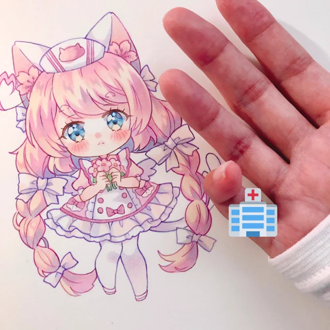 小指は第2関節から上が全く動かないので描けるのか心配でした持ち方が少し変わりましたが描けてよかった2ヶ月描いてなかったからペンだこが綺麗に無くなりました 