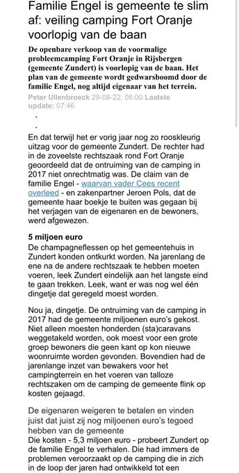 &lsquo;Eerst pakken ze je eigendom af, daarna wordt het vernield en dan willen ze ook nog dat je als eigenaar<a href="/tag/karma"class="tags"><span>#karma</span></a><a href="/tag/landjepik"class="tags"><span>#landjepik</span></a><a href="/tag/fortoranje"class="tags"><span>#fortoranje</span></a>