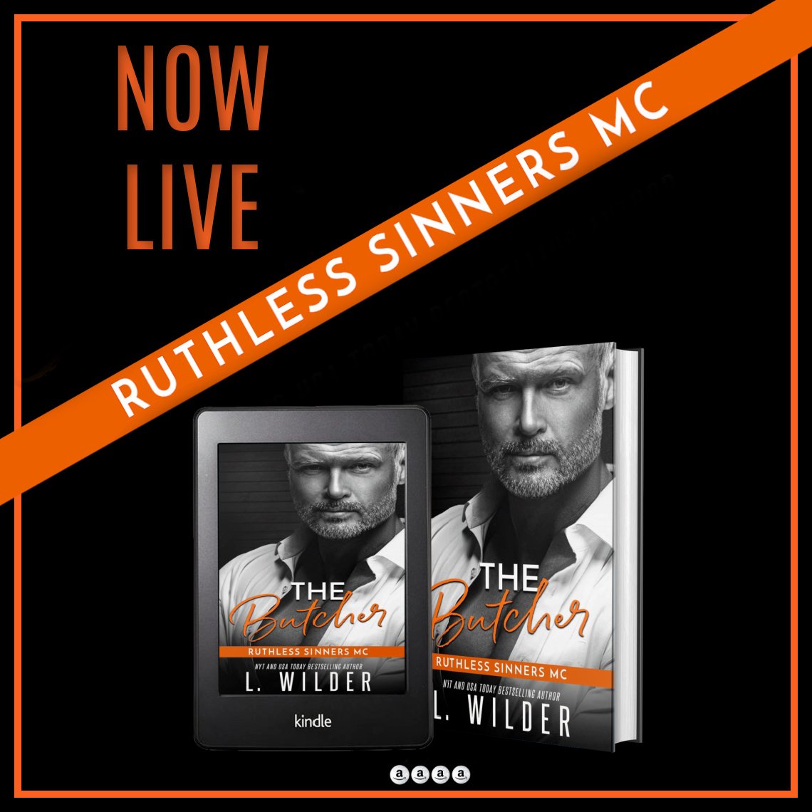 #ℕ𝔼𝕎ℝ𝔼𝕃𝔼𝔸𝕊𝔼 →The Butcher (Ruthless Sinners MC) by L Wilder
#Download with #KindleUnlimited 
Amazon US:  amzn.to/3dFVeam
Amazon UK:  amzn.to/3pLxODb
Amazon AU:  amzn.to/3R7NYlY
Amazon CA: amzn.to/3POllcy