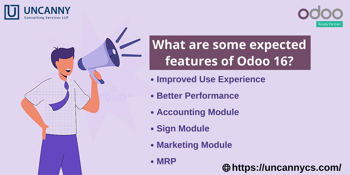 uncannycs's tweet photo. Now Expected Features of Odoo 16
https://t.co/Tr1ExxR7D4
#uncannycs #odoo #odoodeveloper #odoopartner #odooexperience2022 #odoosoftware #odooerp #newrelease #softwareversion #erpsoftware #businesssoftware https://t.co/OyQIsaxfOr