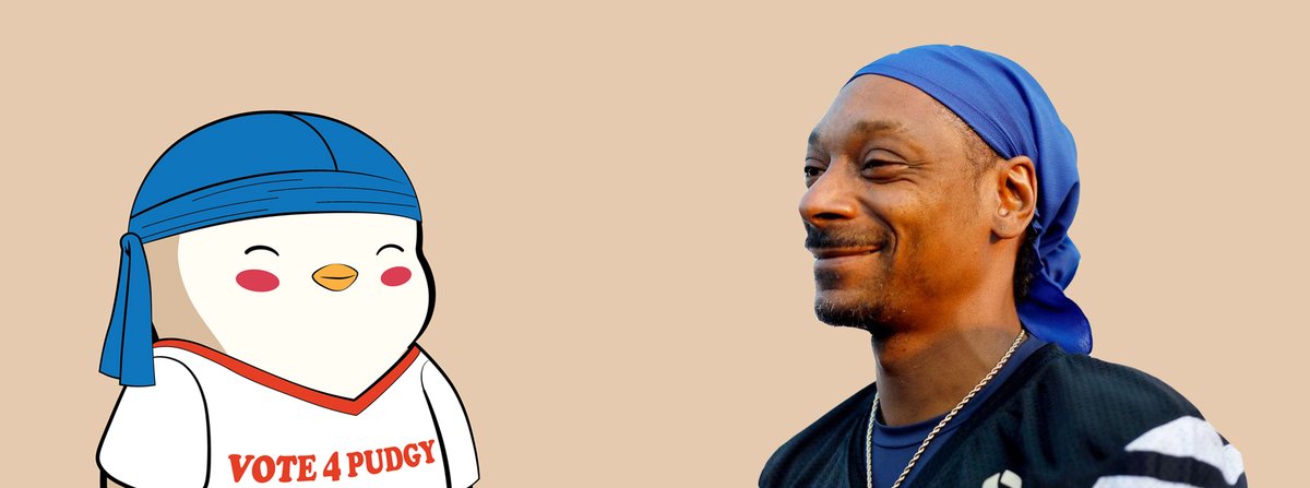 mentionmuch's tweet photo. They are vibing together! 

@SnoopDogg @pudgypenguins https://t.co/s9SnEIcPRJ