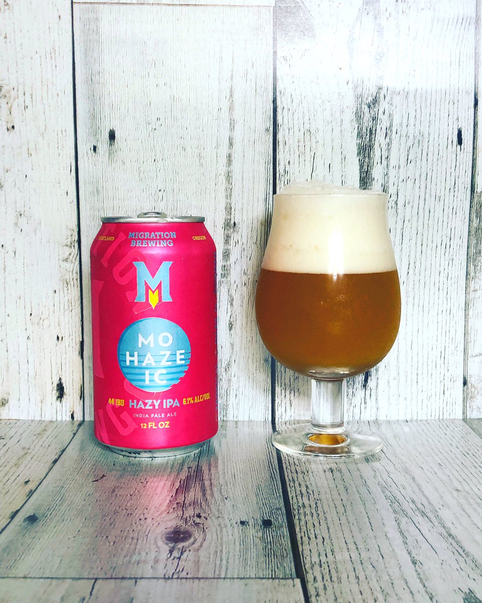 beerkukopepper's tweet photo. MIGRATION BREWING MO-HAZE-IC
缶のデザインに惹かれて購入。トロピカルでジューシーなフルーティーさが口いっぱいに広がってホップ感満載!あまーい
#MIGRATIONBREWING
#HAZYIPA
#ミグレイションモヘイジック
#ヘイジーアイピーエー
#クラフトビール
#ビアスタグラム
#飲酒タグラム https://t.co/4GF7GY7fsF