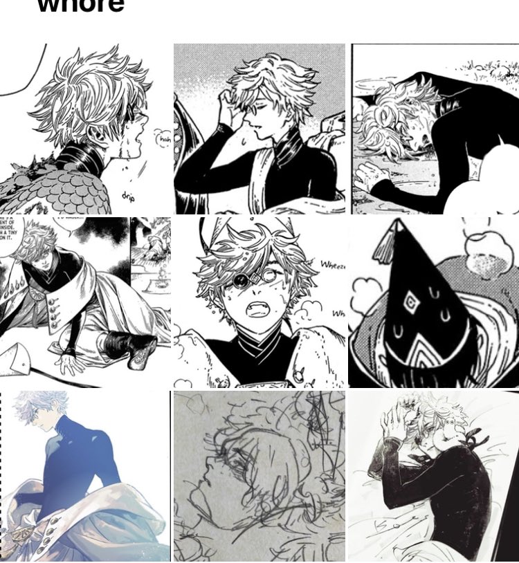 philgollins's tweet photo. “omg I can’t believe shirahama liked those fanarts”

also shirahama: https://t.co/Obuq76ElIH