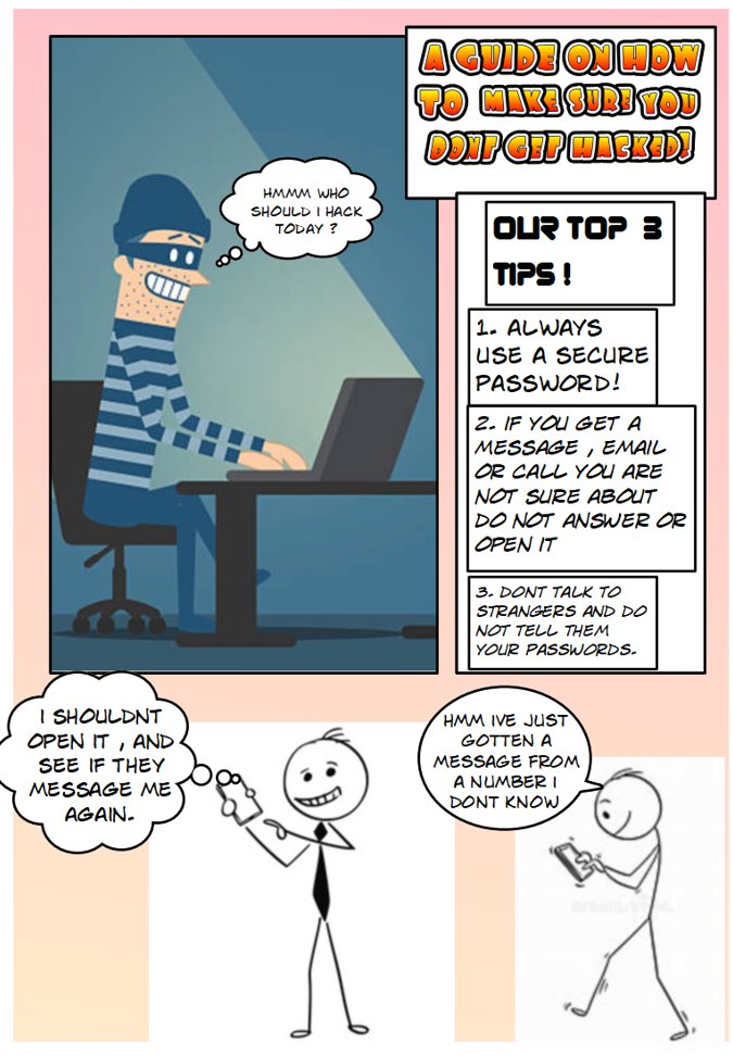 WCHSTechnology's tweet photo. S2 Computing learning about Internet Safety and designing their own comics #weAREwchs #technologyisthefuture https://t.co/7QYrAOoQbS