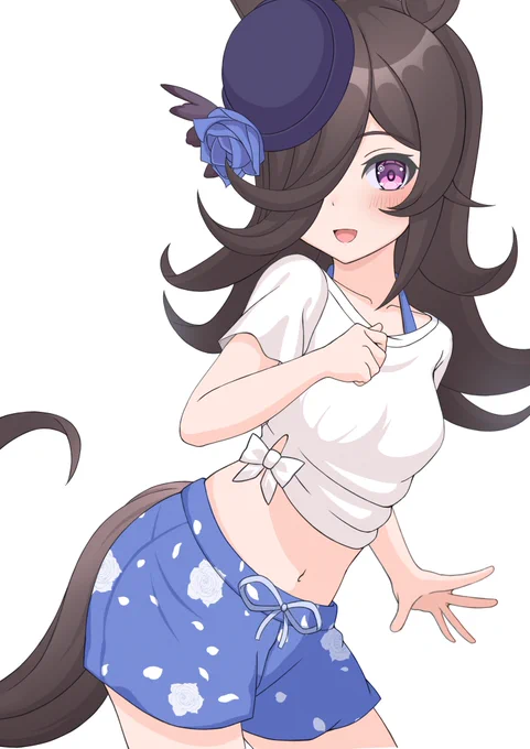 #ウマ娘 #ライスシャワー#100人激かわライスシャワー84人目 「Gaze on Me!の衣装を着たライスシャワー」 