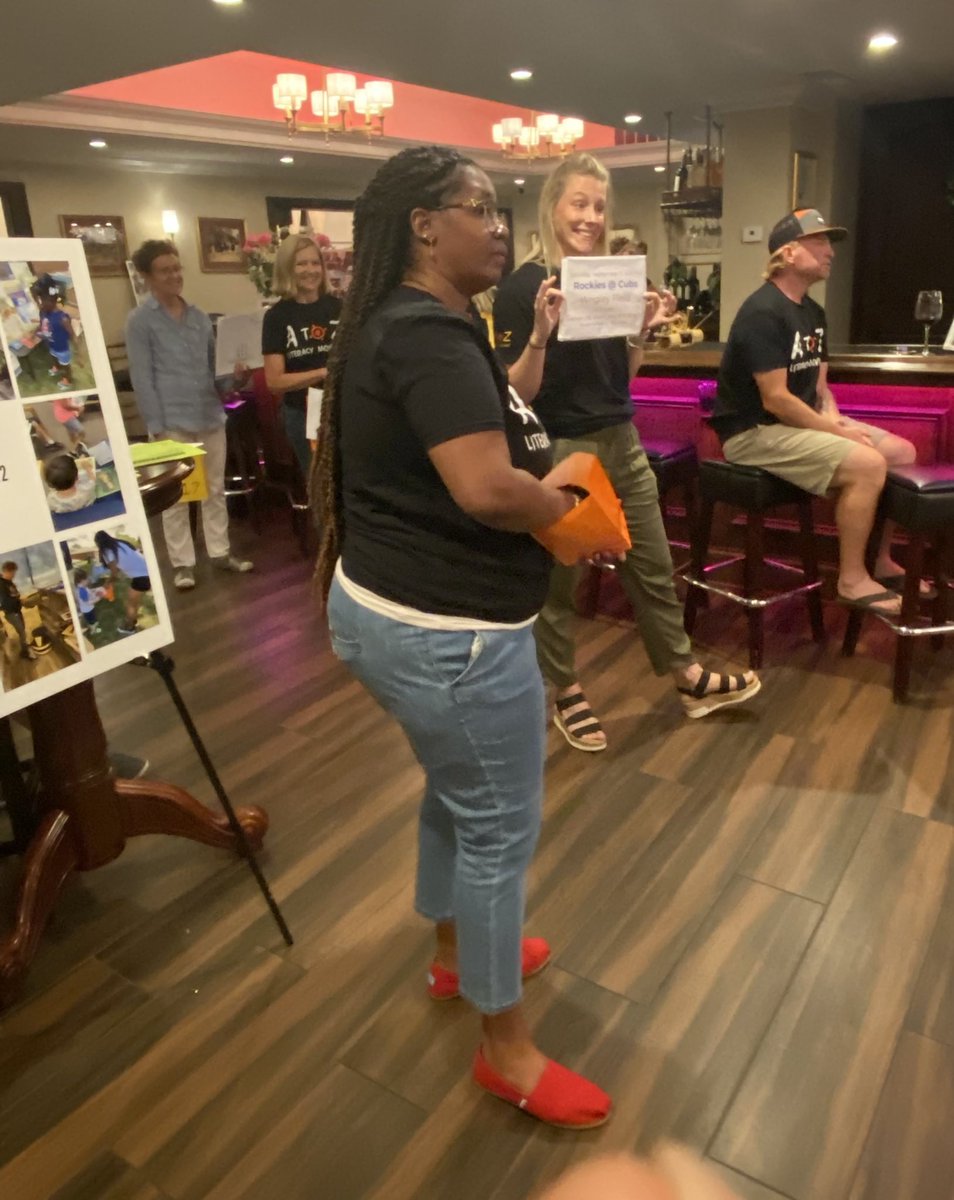 Thank you @agruper, <a href="/MrsBluemlein/">Alia Bluemlein</a>, &amp; <a href="/TMJeffrey12/">Dr. Tiffanie Jeffrey</a> for all of your help in preparing, opening, and closing <a href="/AtoZLiteracy/">A to Z Literacy</a>’s FUNdraiser event on Saturday. #readingopensdoors