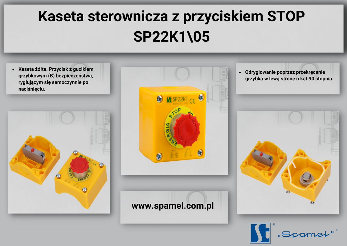 Spamel_com_pl's tweet photo. Kaseta sterownicza z przyciskiem STOP SP22K1\05 

https://t.co/KlDfgIzWTj

#sispamel #spamel #kaseta #kasetasterownicza #żołtakaseta #przycisk #przyciskstop #przyciskbezpieczeństwa https://t.co/wzssYyyDtf