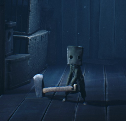 Creegol's tweet photo. #IdentityV 
Give us a Little Nightmares crossover. 
Give me Robbie with a paper bag on his head. https://t.co/oVv7VNNODt