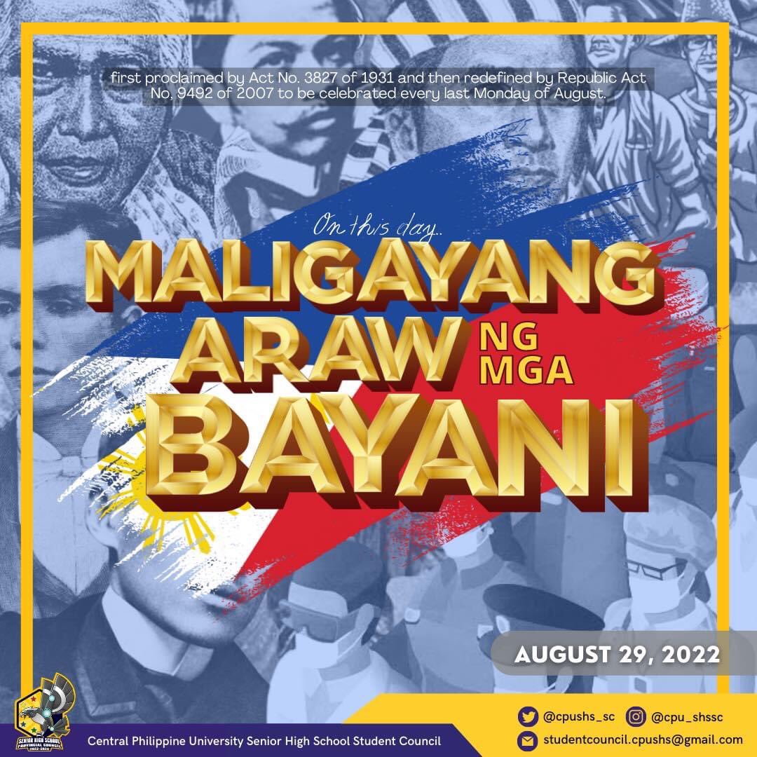 cpushs_sc's tweet photo. HAPPY NATIONAL HEROES DAY 🇵🇭

"Tomorrow at 7, I shall be shot; but I am innocent of the crime of rebellion. I am going to die with a tranquil conscience." - Jose Rizal

#7ustrousSTLHWKS
#Liwanag7awin
#NationalHeroesDay2022 https://t.co/viS8rjWLSM