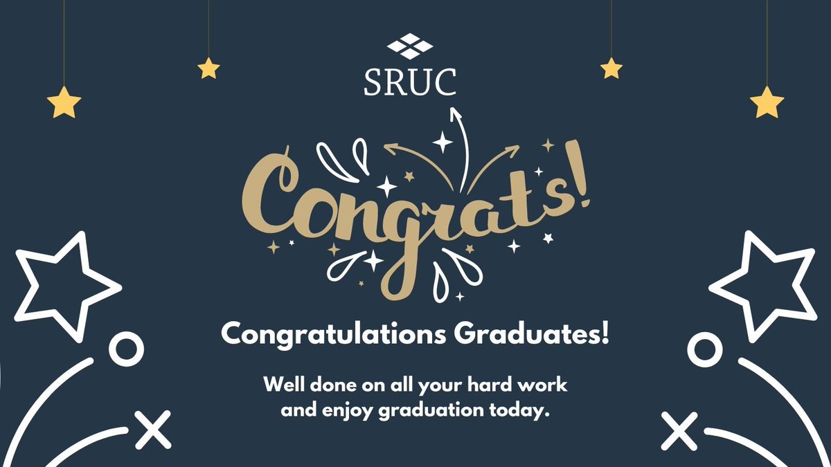 Congratulations to all SRUC students attending today's two graduation ceremonies at Bute Hall in Glasgow! 🎉🎉🎉