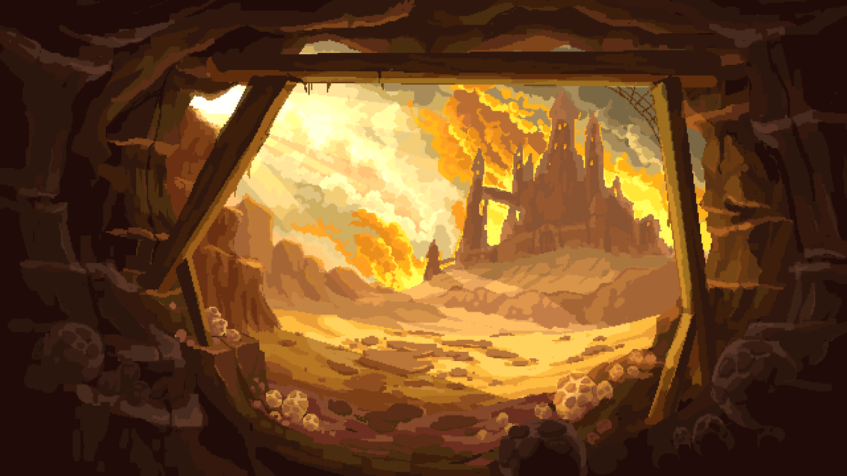 Namatnieks's tweet photo. Some personal pixels to relax, that I will probably never finish #pixelart #ドット絵 https://t.co/ya9nUjjB2j