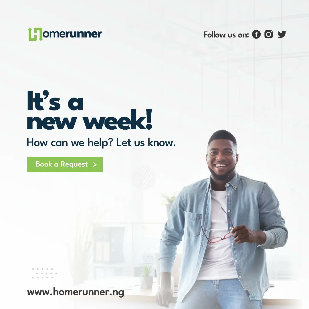 Runner_ng's tweet photo. It's a new week!

Grinding could be hard but living in your home can be a lot more easier!

Let's help you, Book a request 👇🏽
https://t.co/wb9WSq1Pg1

Lagos State oshodi Lasisi #ASUU #Homerunner #HomieApp #easyliving https://t.co/DgYWg1Ktba