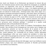 Pierre-Antoine Fabre (dir.) Les Jésuites - Histoire &amp; Dictionnaire à paraître en octobre chez Bouquins 