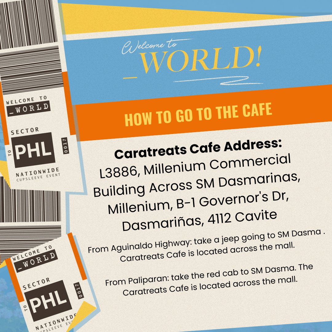 CaratLandPH's tweet photo. Sector CAV #SectorCAV

📍 Caratreats Cafe, Cavite @caratreatscafe
⏰ Sunday, September 18
🔗 https://t.co/W8C4v3puaQ
🧑‍✈️ @CavCarats_17 

4/ https://t.co/dJZKkJ1aCz