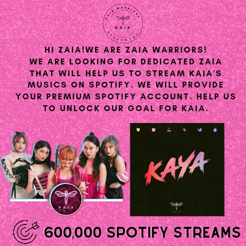 ETWNPh's tweet photo. Good day everyone! Please welcome ZAIA WARRIORS. If you want to be part of them and help to reach their goals for our girls please comment down below to let us know. KAIA natin to ๐ซถ!
@KAIAOfficialPH #KAIA
#ZAIAforKAIA #ETWN https://t.co/rgJYLRAxFK