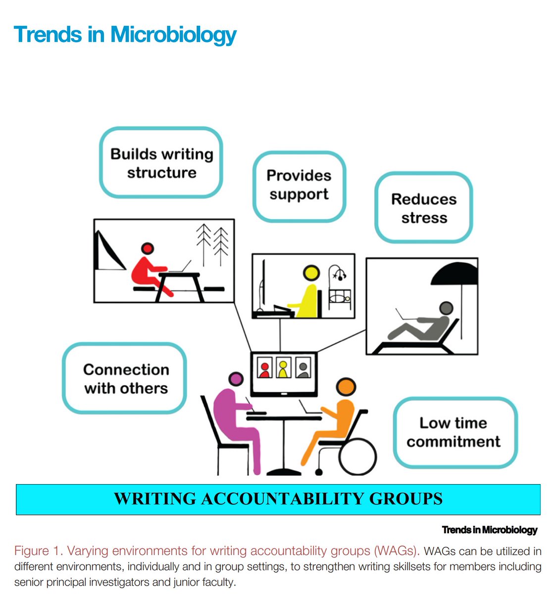 Grant writing is so critical in STEM. We set out to give minority trainees &amp; faculty information about Writing accountability groups (WAGs)! WAGs improve your writing, grants, &amp; mentoring skills. Thank you, <a href="/TrendsMicrobiol/">Trends in Microbiology</a> &amp; <a href="/CellPressNews/">Cell Press</a>, for the opportunity to publish!