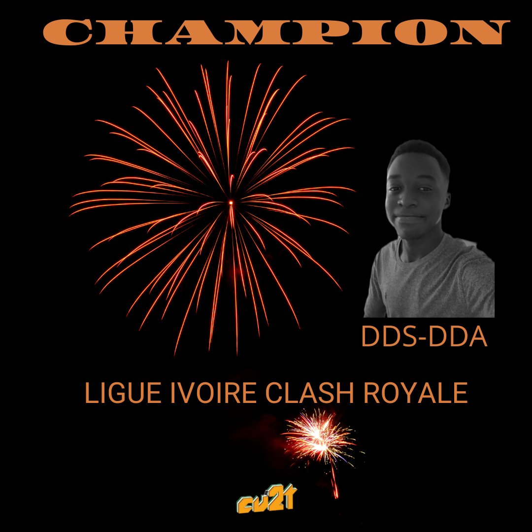 cv2tcv2t's tweet photo. Le champion de cette Saison de la ligue Ivoire Clash Royale est mister DDS-DDA🇹🇬 @DDS_DDA05.. Togo is on top GG champion https://t.co/RvyOeOsPDU