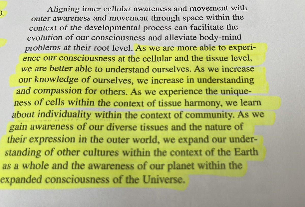 On developmental movement by Bonnie Bainbridge Cohen.