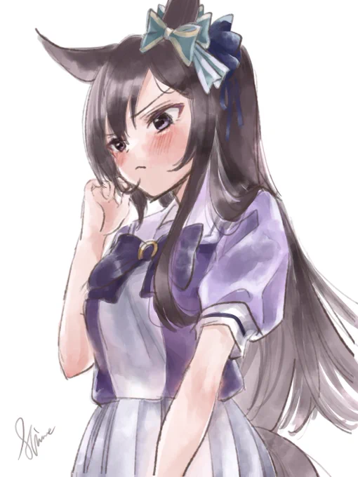 推しを描くのはやはり楽しい#メジロドーベル 