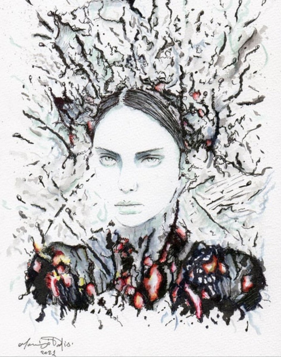 maurizio_74's tweet photo. Monna Lisa (2021) Ink drawing by @maurizio_74
Private collection UK
#art #portrait #monalisa #ink #drawing #gothic #inkdaily #artpop #contemporaryart #galleryart #fashionstyle #fashion #portraits https://t.co/WI6ozEE4qJ