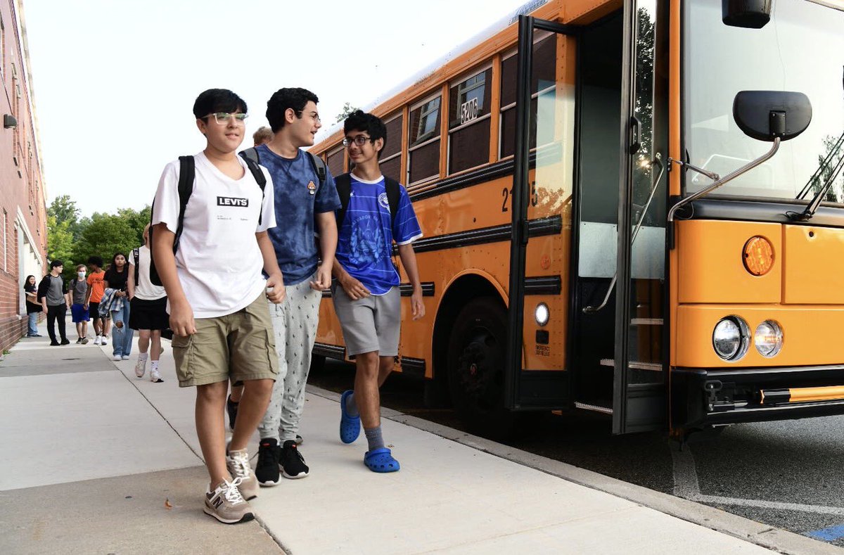 MCPS's tweet image. Welcome back to all of our students and thank you to staff for all you've done to prepare for today's return. We hope you have a great first day of school and a wonderful school year! #MCPSFirstDay