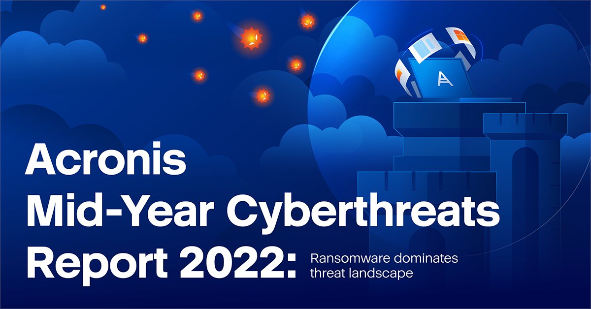 From the top #cybersecurity trends to the key vulnerabilities to look out for, here's everything MSPs should know about the #cyberthreat landscape for 2022 and beyond.

Download the #Acronis Cyberthreats Report 2022: go.acronis.com/wp/tw/2022Cybe…

#MSP #ManagedServices #CyberProtection