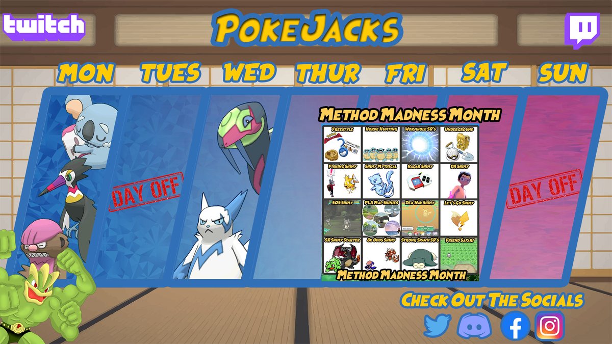 PokeJacks's tweet photo. THIS WEEK! Exciting times ahead with #MethodMadnessMonth with over 14 teams (Over 60 Competitors) working against each other (and together) to complete the board.
47 to go for the #ShinyLivingDex I cannot wait to complete this challenge! https://t.co/hZHJqGupha