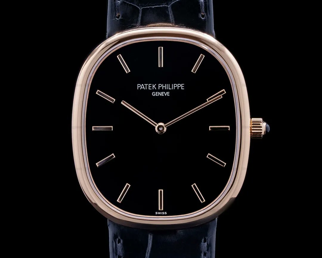 EuropeanWatchCo's tweet photo. Patek Philippe Golden Ellipse 5738R Rose Gold Black Dial. https://t.co/udb9SQbWJ3 

#Rolex                                                    
#GoldenEllipse                                       
#Horology
#Rolex5738R https://t.co/oBsE3AJobw