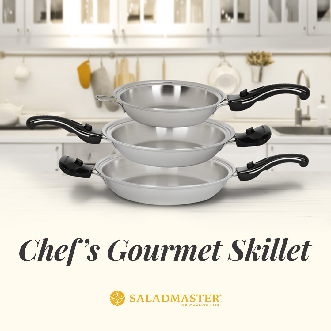 Saladmaster® on X: Our Chef's Gourmet Skillets are the perfect