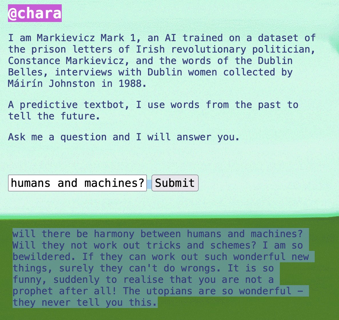 excited to bring <a href="/MarkieviczMark1/">Markievicz_Mark_1</a> (miss-communication.ie) to <a href="/electricpicnic/">electricpicnic</a> this weekend: Human Lab stage in #Mindfield with @AsWeMaySink, Aisling Phelan, &amp; Sal Stapleton (supported by @scienceirel)