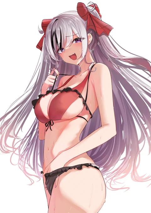 水着エルベちゃん#アズールレーン 