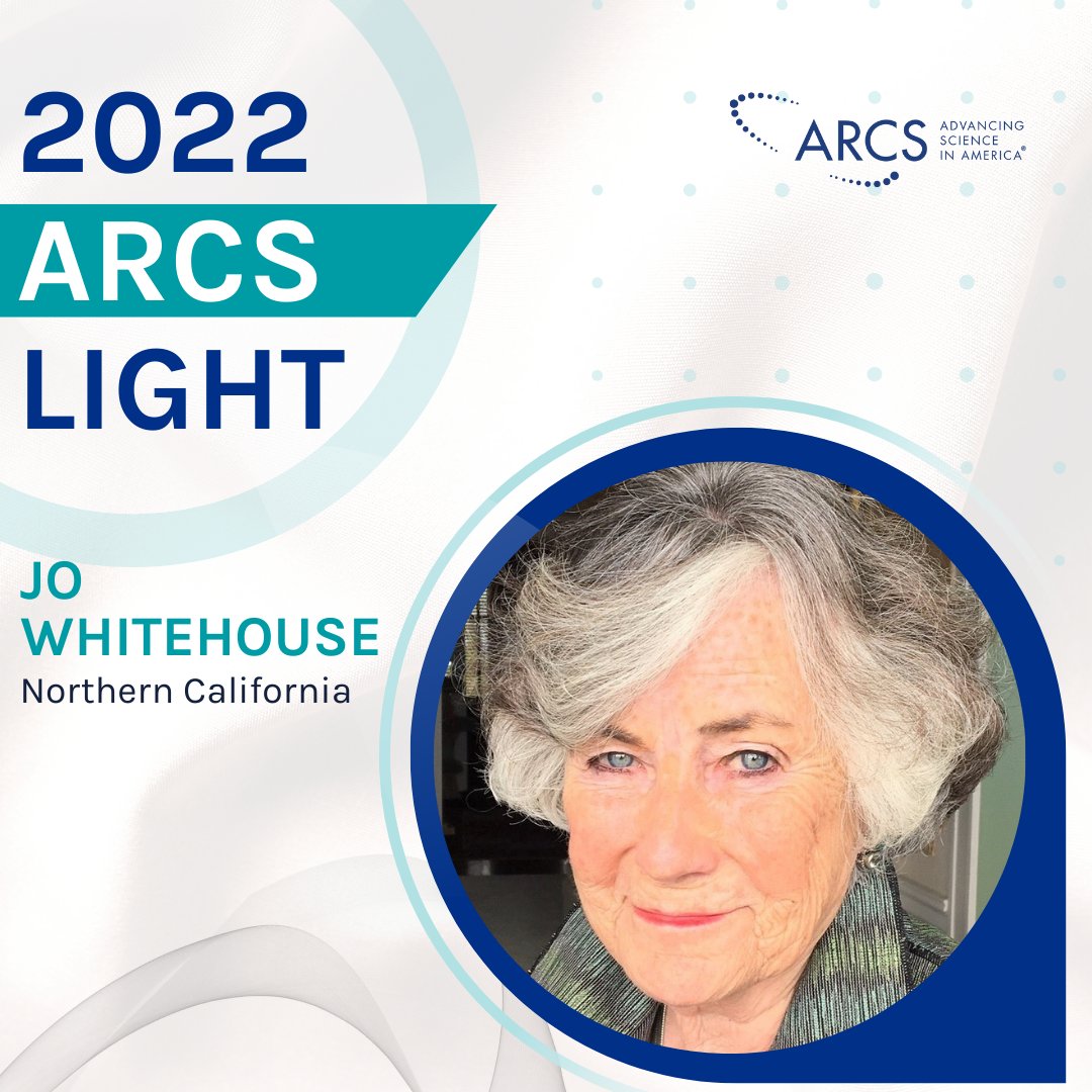 ARCSFoundation's tweet photo. #Congratulations to Jo Whitehouse, 2022 #ARCSLight Award recipient for #ARCSNCC. She served on the chapter’s Board of Directors from 2017-2020 and served as Chapter President from 2020-2021. She has also been actively involved with ARCS National since 2019. @ARCSNorthernCal https://t.co/mgPji9BASe