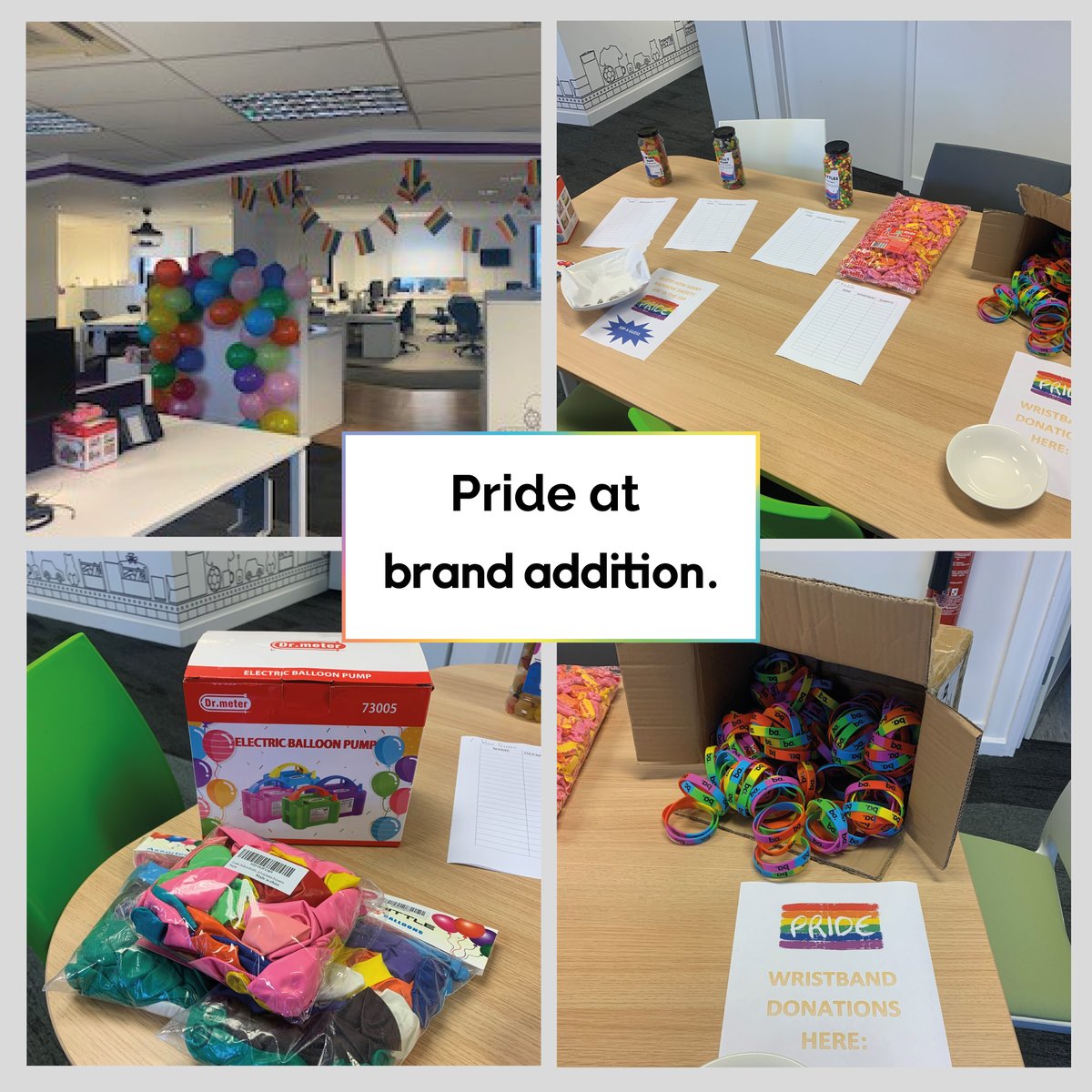 brandaddition's tweet photo. At BA #PRIDE celebration continues. 🎉
💗❤️🧡💛💚💙💜 https://t.co/EaGdWyPYmH